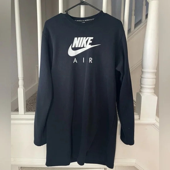 Nike Dresses Nike Sports Wear Blackwhite Sweater Dress Women